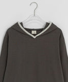 [BAONHAUS] Crea Flower Layered Hoodie