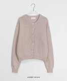 Soico Round Wool Knit Cardigan