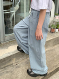 Recon Color Cotton String Wide Pants