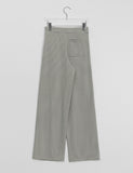 Danimo Stripe Banding Wide Long Pants