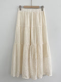 Elvia Lace Surgical Tiered Banding Skirt