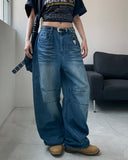 Bolide Washing Baggy Denim Pants