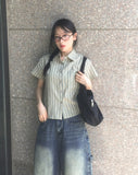 [MADE] Canon Vintage Stripe Short Sleeve Shirt