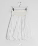 Neva Shirring Balloon Midi Skirt
