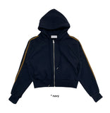 TRACK LINE HOOD ZIP-UP