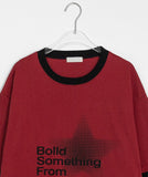 [unisex] Heno Star Color Matching Over Short Sleeve T-Shirt