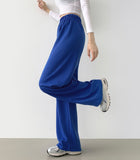 Color Banding Long Wide Training Pants