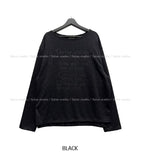 Rough See-through Layered Knit
