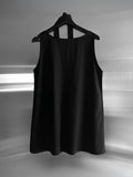 Airy Soft Scarf Sleeveless One Piece