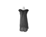 Pena Puff Check Short Sleeve Mini One Piece