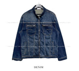 Undead China Neck Denim Jacket