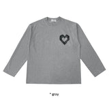 HEART LONG SLEEVE T