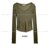 Lynch deep V layered long sleeve