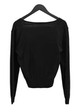Moven V-neck wrap wool knit