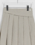 Ligon Diagonal Check Long Skirt