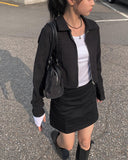 Cheese Cargo Mini Skirt