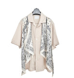 Bandana scarf half shirt