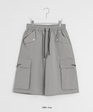 [unisex] Mugenz Nylon Banding Cargo Bermuda Pants