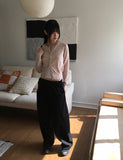 Cousin Deep Pocket Balloon Fit Stitch Cotton Banding Long Pants