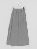Verdin Cutout Banding Long Skirt