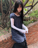 Moel Check Layered Mini One Piece