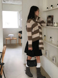 Vintage Stripe Angora Muffler