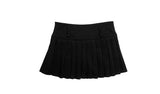 [Belt SET] Appu Stripe Pleated Skirt