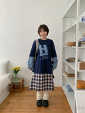 [unisex] Onbi Layered Over Long Sleeve Tee