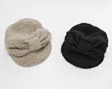 Jaei Ribbon Fluffy Hat