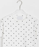 Tarui Dot Crop Short Sleeve Tee