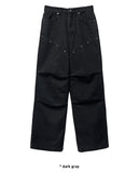 RIVET WIDE DENIM