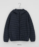 [Unisex] Sidelt Duck Down Hood Lightweight Padding Jumper