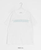 Sayano Lettering Over Fit Color Short Sleeve Tee
