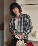 Country crop check shirt