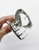 Share Silver Metal Hair Tongs