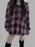 Gizen Hood Check Shirt