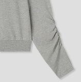 Bohem Stud Off-Shoulder Sweatshirt
