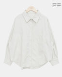 Hakyu Back Button Loose Fit Cotton Shirt