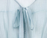 Muha Sheer Short Sleeve Blouse