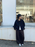 Bevron Cotton Balloon Wide Pants