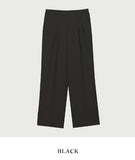 Comfort two-tuck wide slacks
