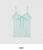 How Lace Ribbon Sleeveless