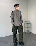 Ite Pintuck Nylon Cargo Pants