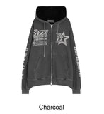 Pet Racing Pigment Hood Zip-Up
