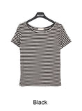 Rain Stripe Tension Short Sleeve