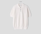 Ice Silk Incision Collar Knit