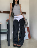 Hover Crack Pigment Big Pocket Cargo Pants