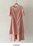 Louin Tweed Belted Mini One Piece