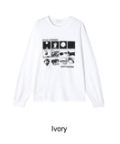 pit print long sleeve t-shirt