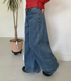 Kegob Summer Denim Wide Pants